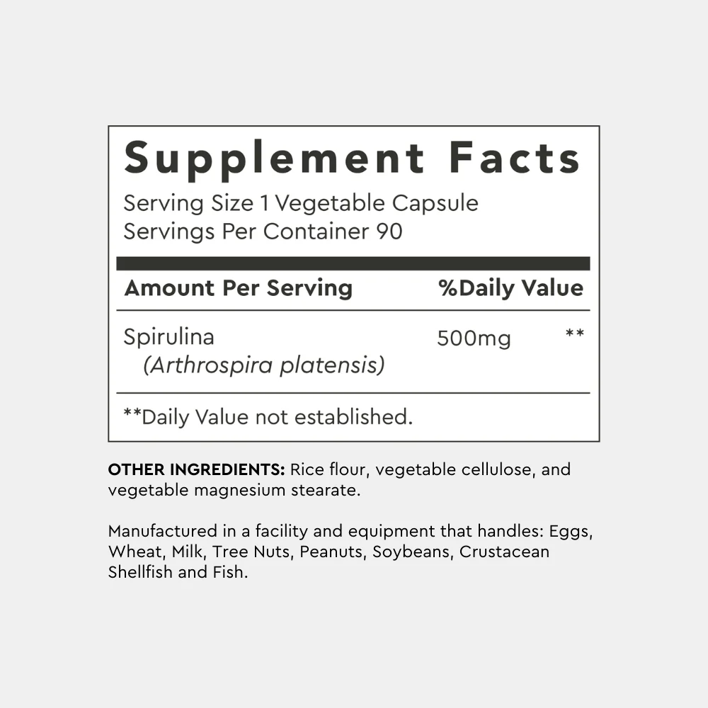 Spirulina 500mg - Image 8